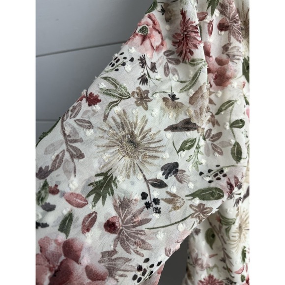 Matilda Jane Women's Good Hart GH Zilker Floral Blouse Size M 0508 - Picture 5 of 7